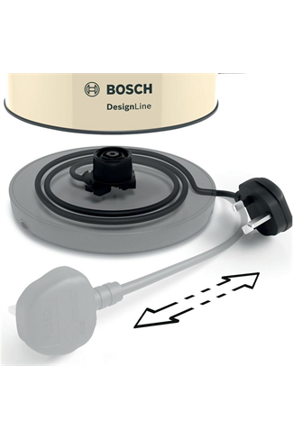 Bosch DesignLine TWK4P437GB Cream 1.7L Jug Kettle