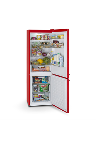 Montpellier MAB386ER Red 59.5cm Frost Free Retro Fridge Freezer