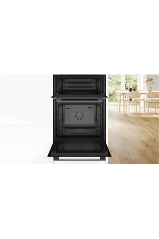 Bosch MBA533BS3B Series 4 Built In Electric Double Oven Stainless Steel