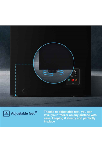 Fridgemaster MCF96EB 54.6cm Black 95L Chest Freezer