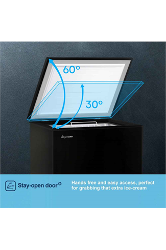 Fridgemaster MCF96EB 54.6cm Black 95L Chest Freezer