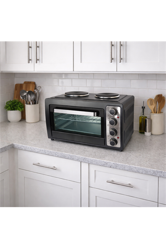 Montpellier MDATC30 Black Table Top Compact Electric Cooker