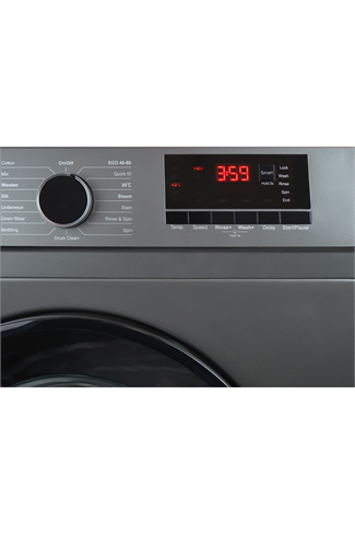 Montpellier MDAWM1014S Silver 10kg 1400 Spin Washing Machine