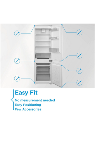 Midea MDRE379FGE01D Integrated 54cm 70/30 Fridge Freezer