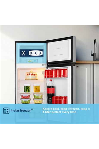 Fridgemaster SMTM48120ES 47.5cm Silver 70/30 Fridge Freezer