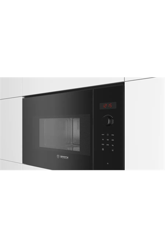 Bosch Serie 4 BFL523MB0B Built-In Black 800W 20L Microwave