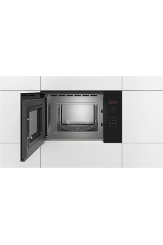 Bosch Serie 4 BFL523MB0B Built-In Black 800W 20L Microwave