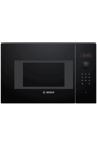 Bosch Serie 4 BFL523MB0B Built-In Black 800W 20L Microwave