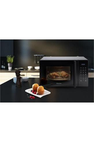 Hisense H23MOBS5HUK Black 800W 23L Microwave