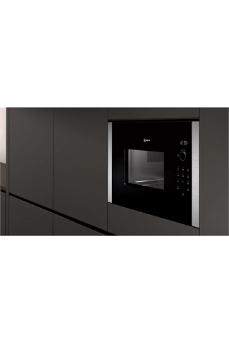 NEFF N50 HLAWD23N0B Built-In Black 800W 20L Microwave