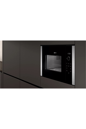 NEFF N50 HLAWD53N0B Built-In Black 900W 25L Microwave
