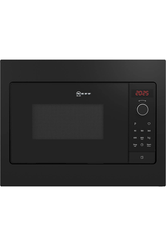 NEFF N30 HLAWG25S3B Built-In Black 800W 20L Microwave Oven