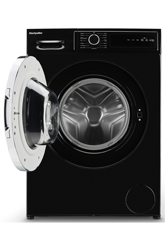 Montpellier MWM814BLK 8kg 1400RPM Washing Machine in Black - BLDC Motor