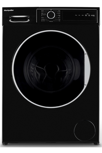 Montpellier MWM814BLK 8kg 1400RPM Washing Machine in Black - BLDC Motor