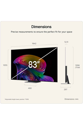 LG OLED83C66LB.AEK 83" 4K OLED Smart TV