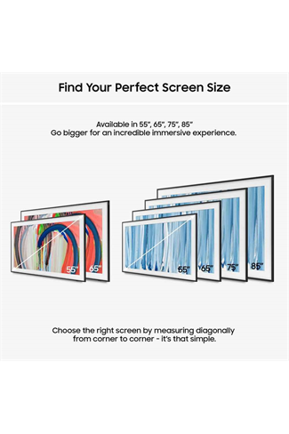 Samsung QE65LS03HWUXXU 65" 4K The Frame Pro Neo QLED 4K Vision AI Smart TV Art Mode & Wall Mount TV