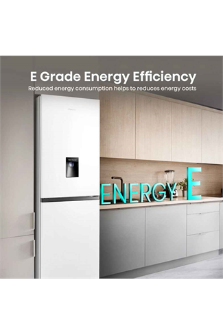 Hisense RB327N4WWE White 55cm 50/50 Total No Frost Fridge Freezer 256L