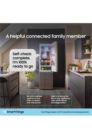 Samsung RB34C632ESA/EU Silver 59.5cm 65/35 Frost Free Fridge Freezer