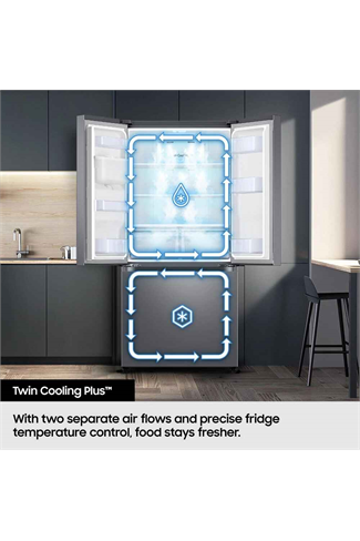 Samsung RF24BB620EB1EU 674L Black Total No Frost American Fridge Freezer