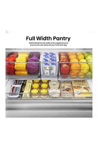 Hisense RF815N4SESE 634L Silver American Style Total No Frost Fridge Freezer