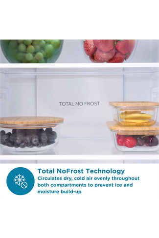 Sensis RFCMF0154ES 54cm 60/40 Frost Free Fridge Freezer 279L Silver