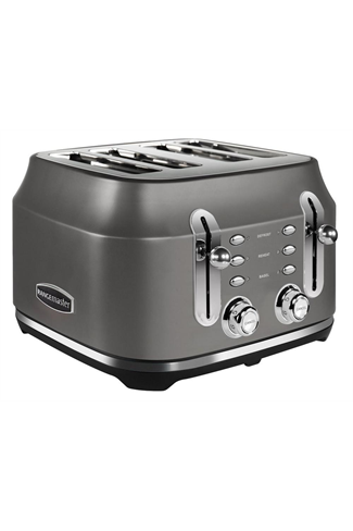 Rangemaster RMCL4S201GY Matte Slate Grey 4 Slice Toaster