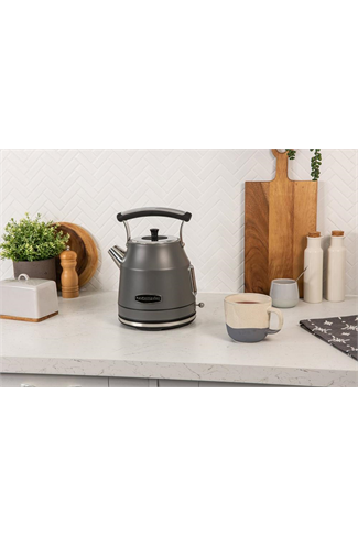 Rangemaster RMCLDK201GY Grey 1.5L 3000W Traditional Kettle