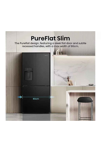Hisense RQ5P470SYFD 483L Black Total No Frost American Fridge Freezer