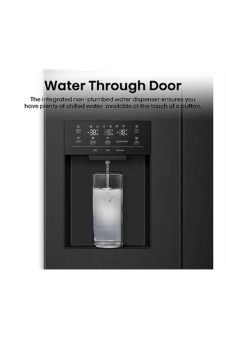 Hisense RQ5P470SYFD 483L Black Total No Frost American Fridge Freezer