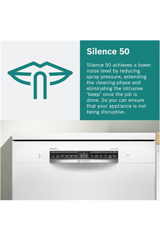 Bosch SMS26AW08G White Series 2 60cm Freestanding Dishwasher 12 Place Settings