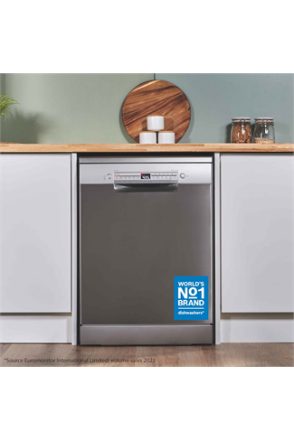 Bosch SMS2HVI67G Series 2 60cm Freestanding Dishwasher 14 Place Brushed Steel