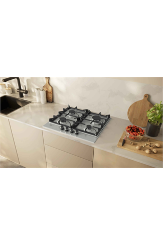 NEFF T26CIP8N0 58cm Stainless Steel Built-In Gas Hob