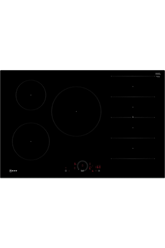 NEFF T68FHV4L0 N70 80cm Black Built-In Induction Hob