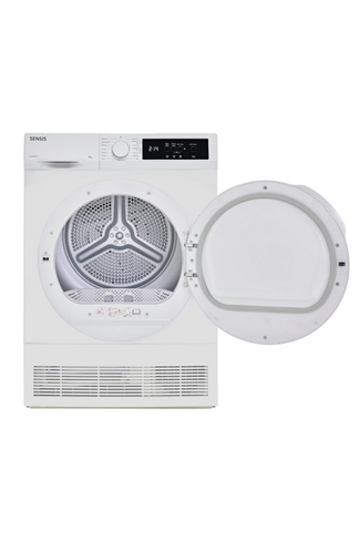 Sensis TDCF018BW White 8kg Condenser Tumble Dryer