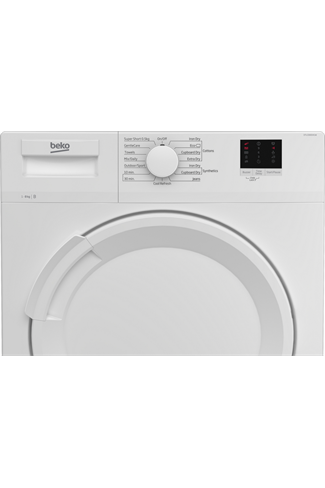 Beko DTLCE80041W White 8kg Condenser Dryer