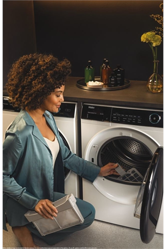 Haier HD90-A3959 White 9kg Heat Pump Tumble Dryer