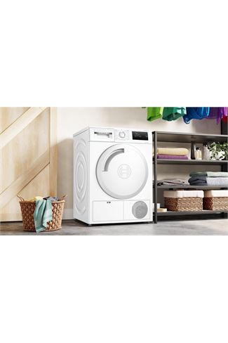 Bosch Series 4 WTH84001GB White 8kg Heat Pump Tumble Dryer