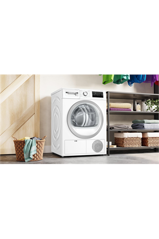 Bosch Series 4 WTH85223GB 8kg White Heat Pump Tumble Dryer