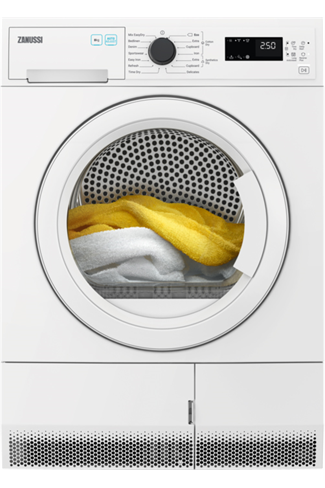 Zanussi ZDH87B4PW White 8kg Heat Pump Tumble Dryer