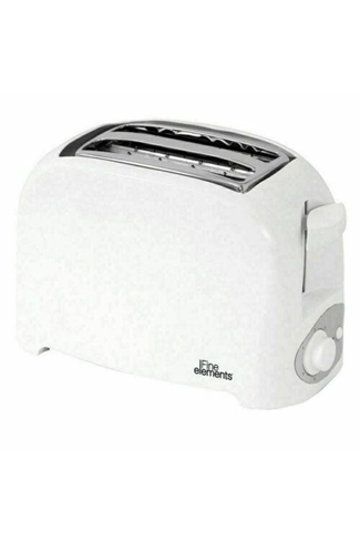 Fine Elements SDA15W White 2 Slice Toaster