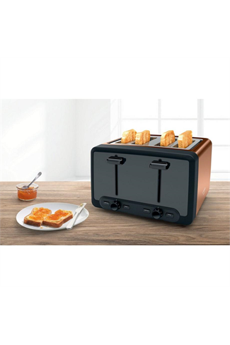 Bosch DesignLine TAT4P449GB Copper 4 Slice Toaster