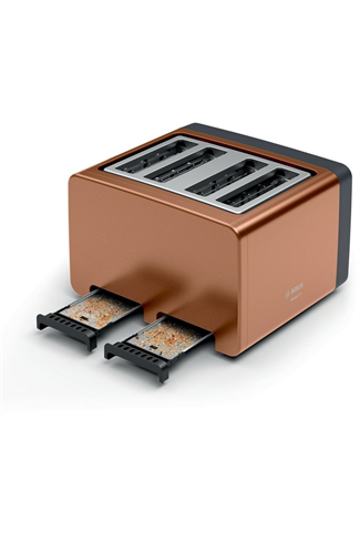 Bosch DesignLine TAT4P449GB Copper 4 Slice Toaster