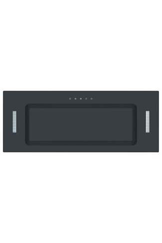 Cata UBICON75BK.1 Glass Canopy â€¢ 75cm â€¢ 3 Fan Speeds â€¢ LED Lighting â€¢ Slider Control â€¢ Sui