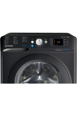 Indesit BDE861483XKUKN Black 8kg/6kg 1400 Spin Washer Dryer