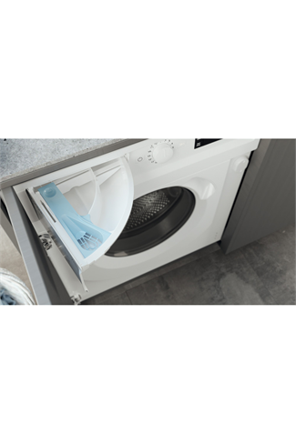 Hotpoint BIWDHG75148UKN Integrated White 7kg/5kg 1400 Spin Washer Dryer