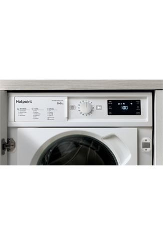 Hotpoint BIWDHG861484 Integrated White 8kg/6kg 1400 Spin Washer Dryer