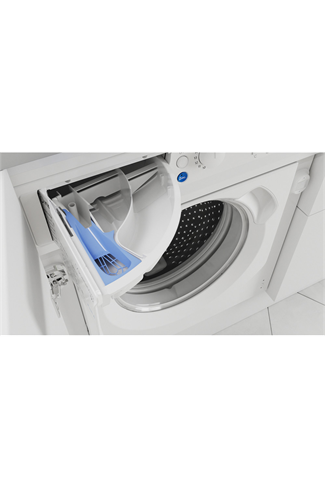 Indesit BIWDIL861284UK Integrated White 8kg/6kg 1200 Spin Washer Dryer