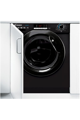 Candy CBD495D2WBBE Black Integrated 9kg/5kg 1400 Spin Washer Dryer