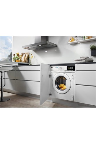 Zanussi Z716WT83BI Integrated White 7kg/4kg 1600 Spin Washer Dryer