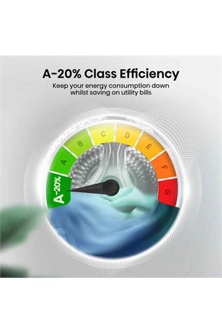 Hisense WF3S1243BW3 White 12kg 1400 Spin WiFi Steam Washing Machine A Rated